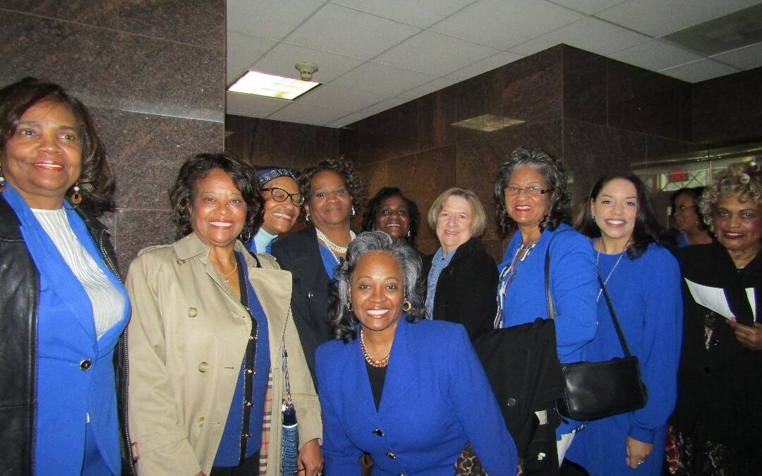 Women in Blue Day at the Georgia Capitol