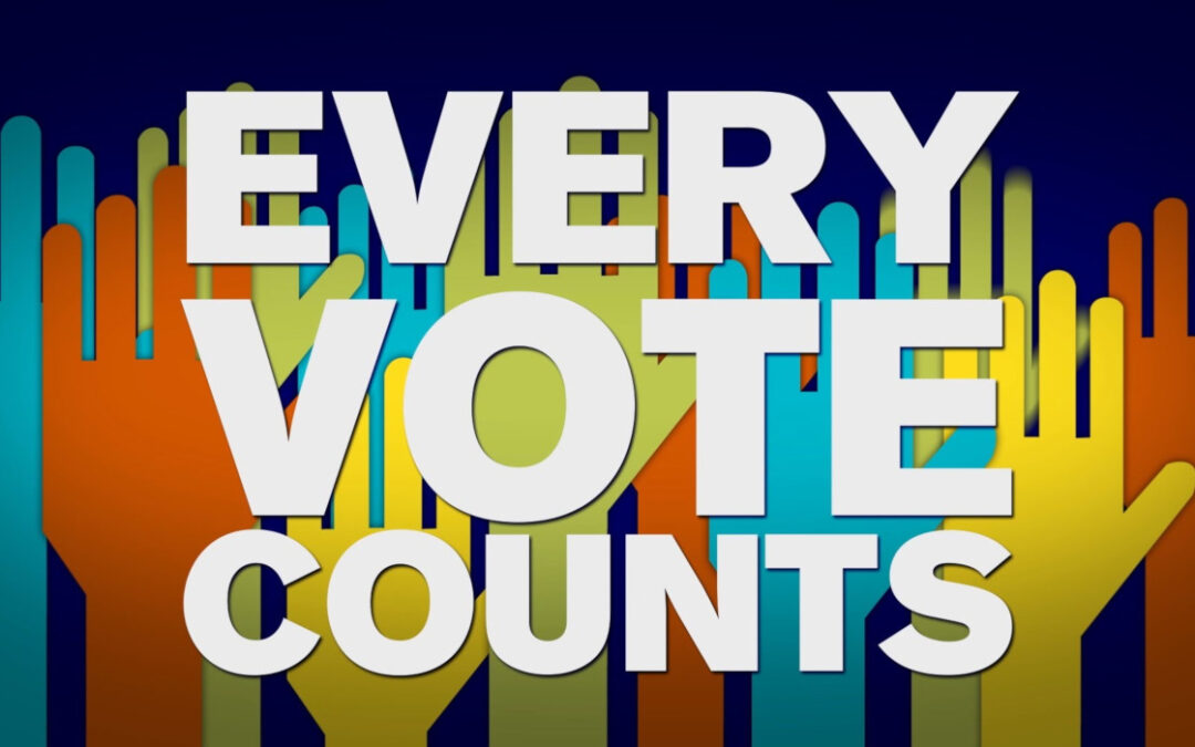 Every Vote Must Count! How? September 5, 2019