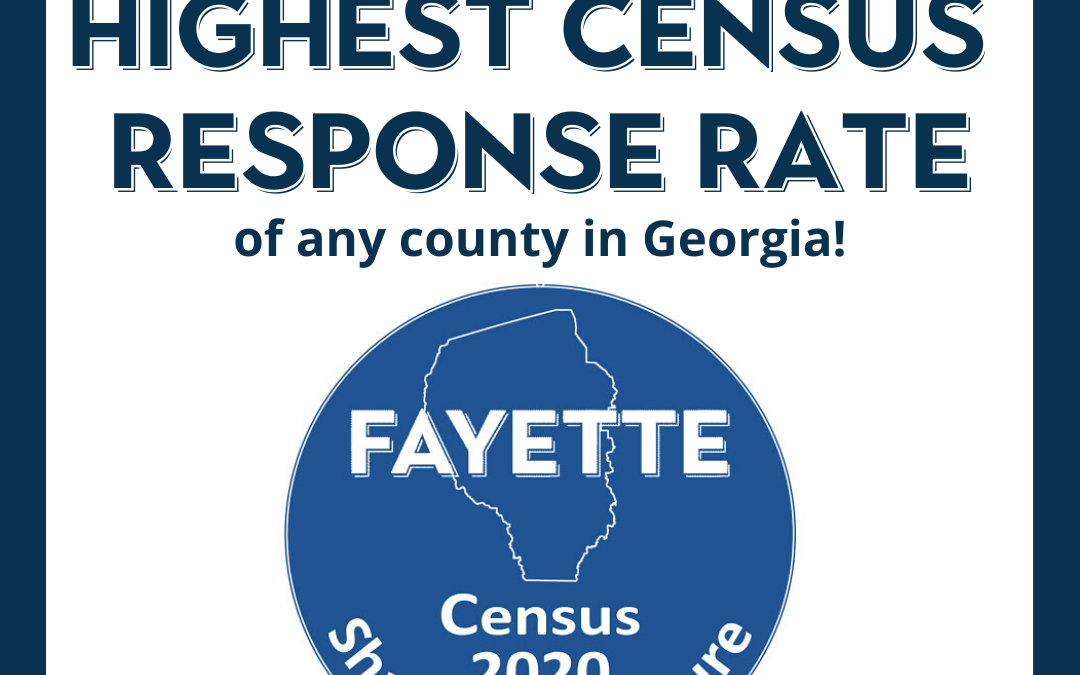 Fayette County has the highest Census results at 68%